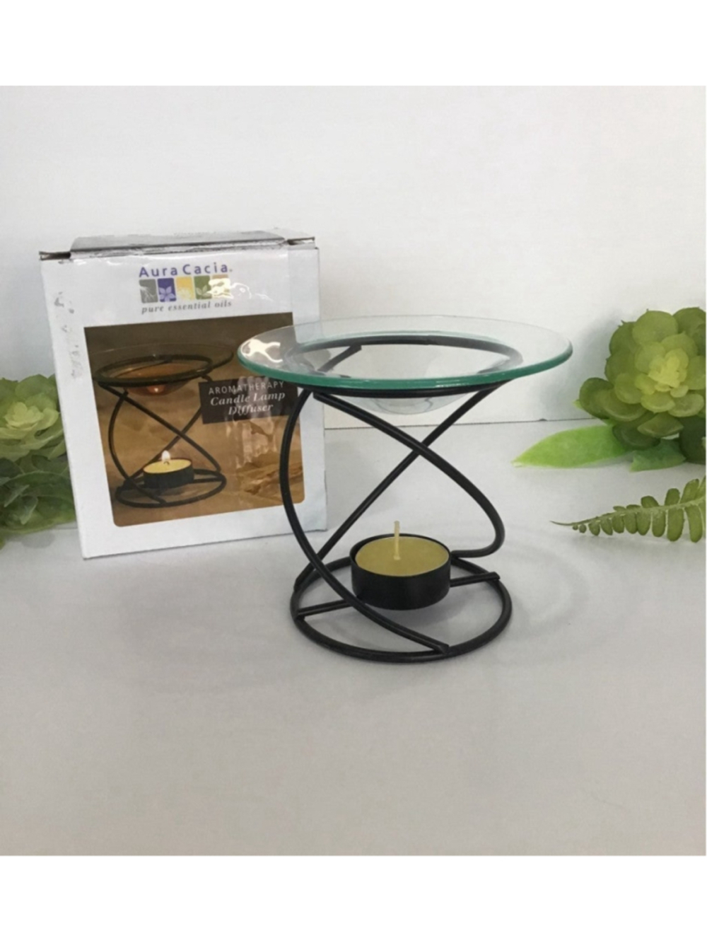 Aura Cacia Aromatherapy Candle Lamp Diffuser